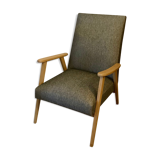 Grey Scandinavian armchair