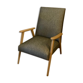 Grey Scandinavian armchair