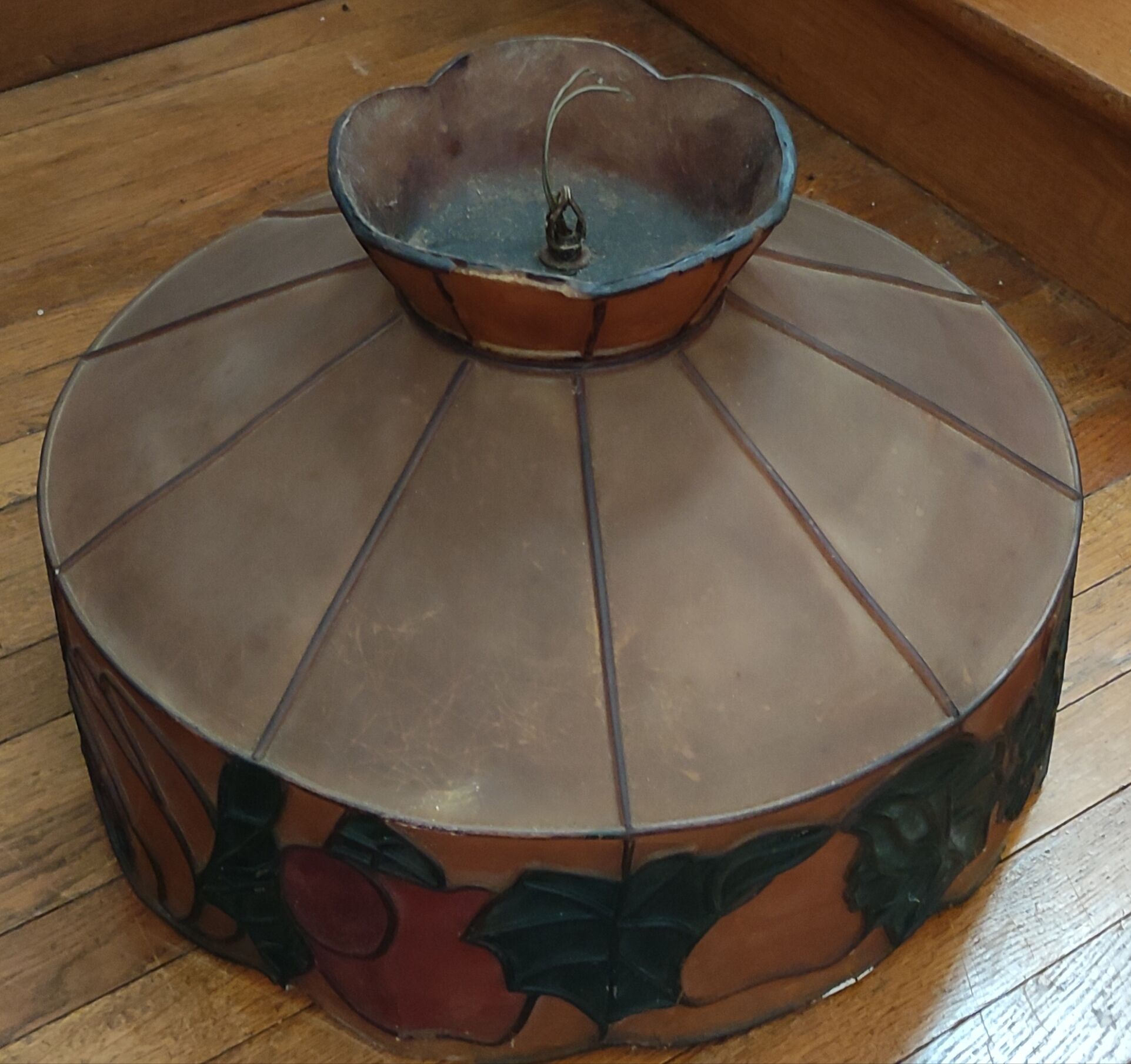 Vintage pendant lamp decoration bunch of grapes