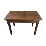 solid oak farmhouse table