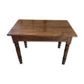 solid oak farmhouse table