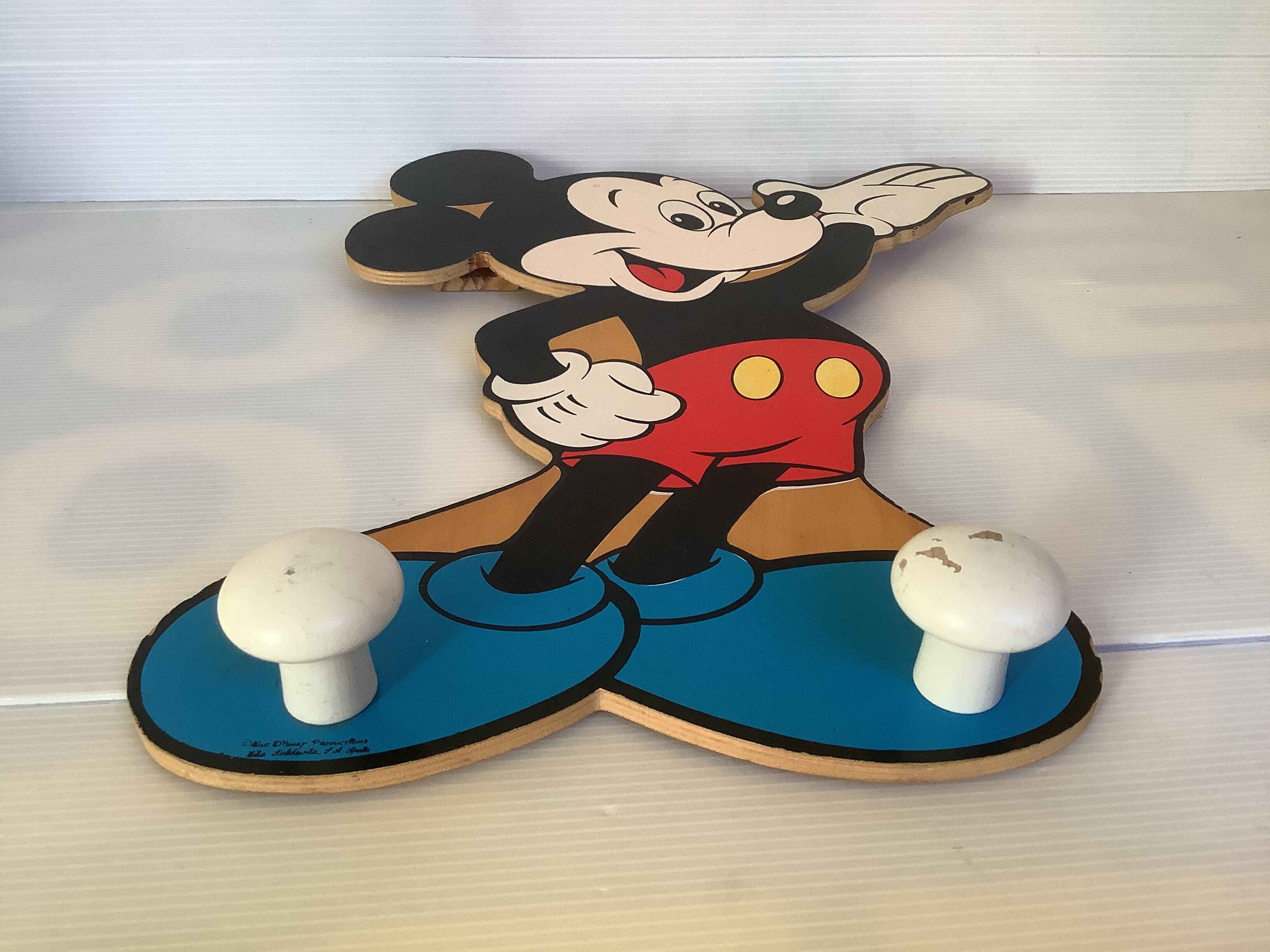 Old coat rack Mickey vila soldevila sa Spain in wood