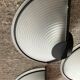 Series of 3 Italian wall lamps 70s