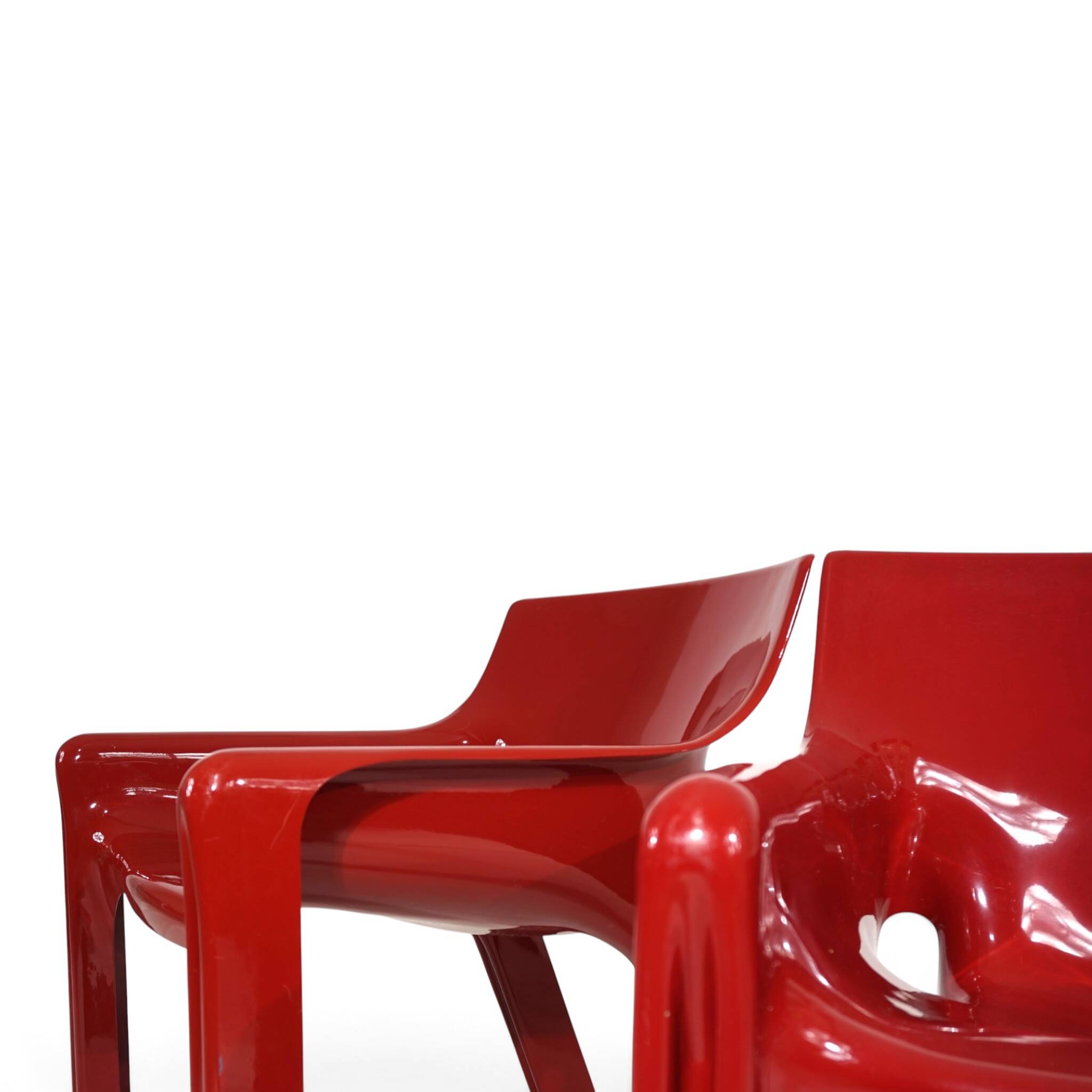 Vico Magistretti Vicario Ensemble de 2 Fauteuils pour Artemide, 1970