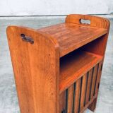 Amsterdam School Bedside Cabinet, Netherlands, 1920s