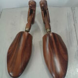 Pair wood and brass shoe