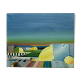 Toile signée Vincent Malvoisin