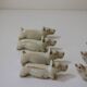 8 portes couteaux animaux porcelaine de Limoges vintage