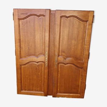 Pair of doors in oak