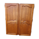 Paire de portes en chene