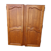 Paire de portes en chene