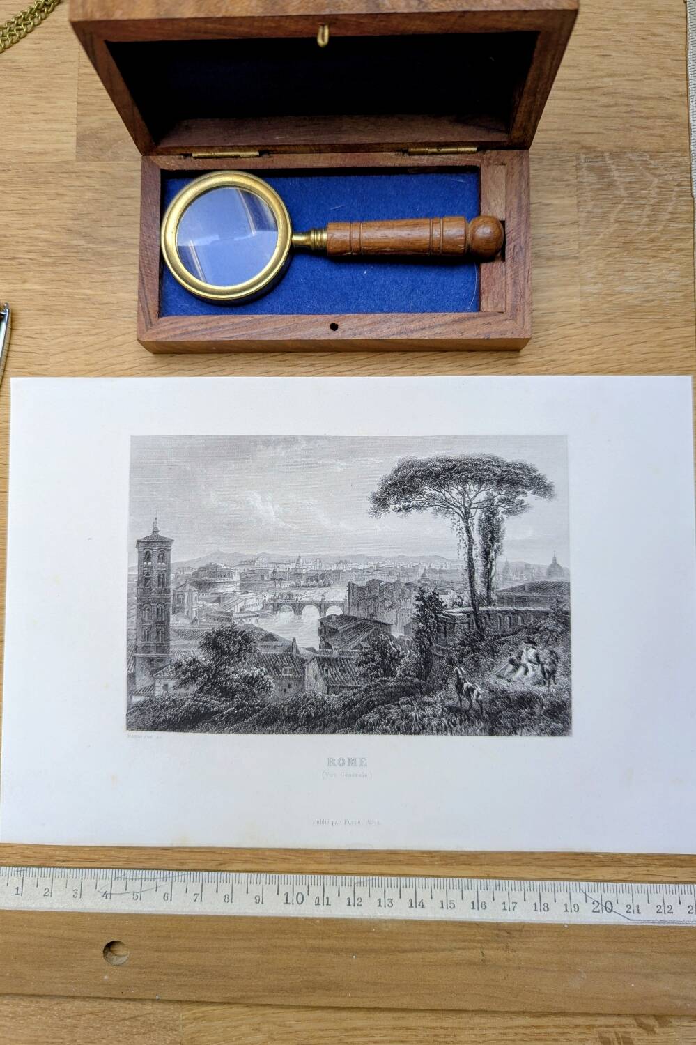 Gravure de Rome, 1841