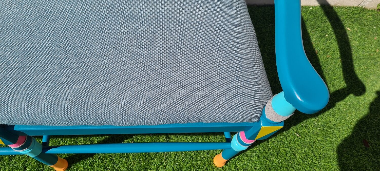 Restyled wooden bench