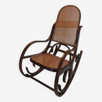 Rocking-chair en bois courbé