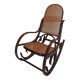 Rocking-chair en bois courbé
