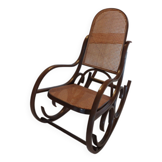 Rocking-chair en bois courbé