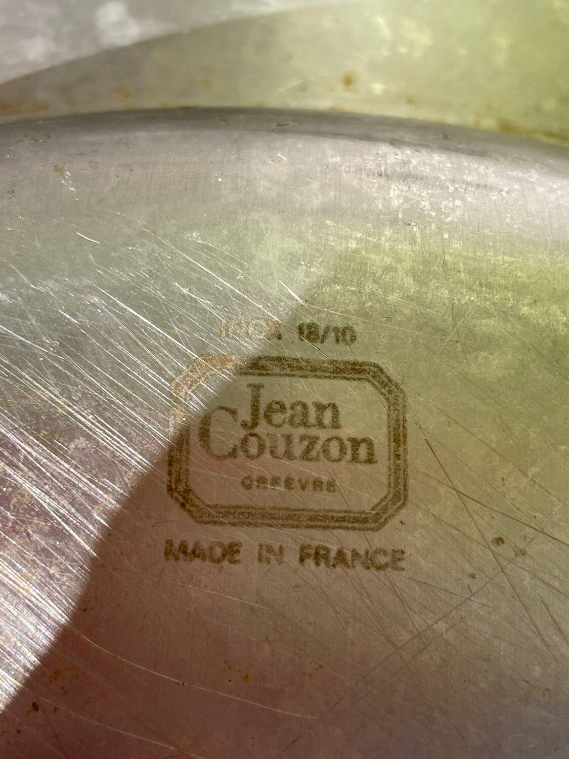 Jean Couzon stainless steel dish