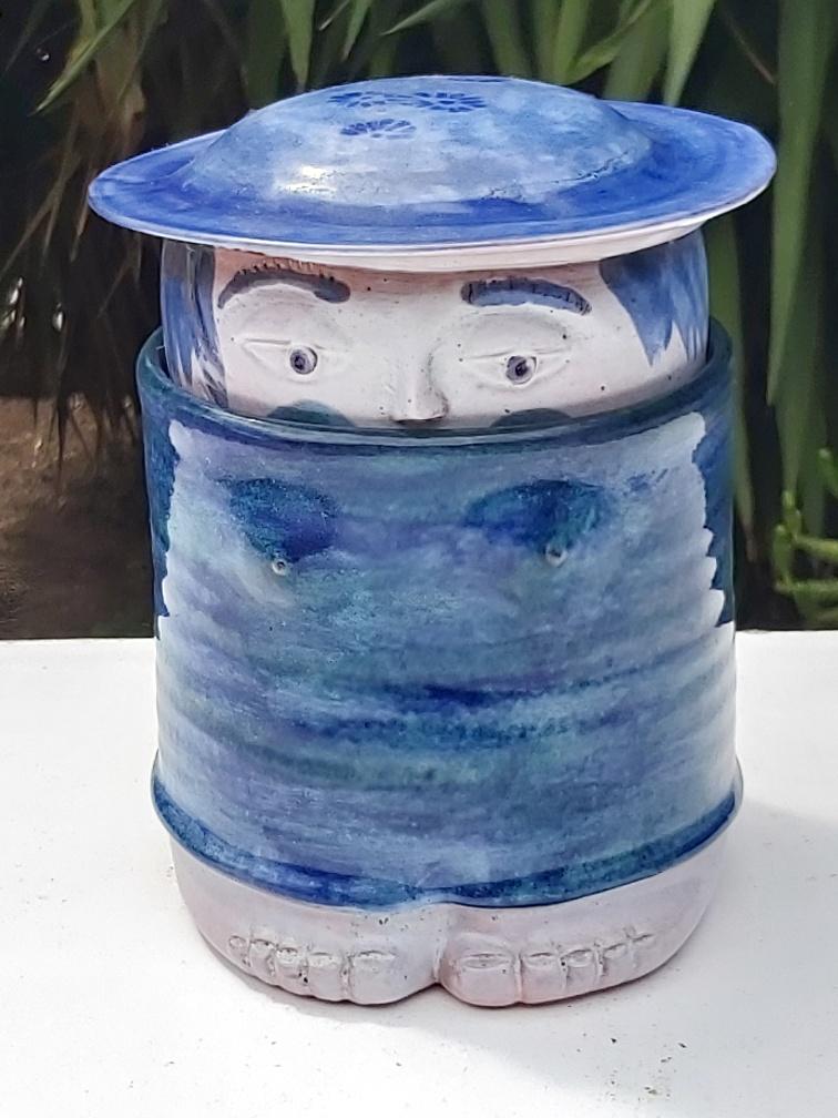 Anthropomorphic pot Robert and Jean Cloutier 20 cm