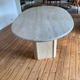 Roche Bobois travertine table