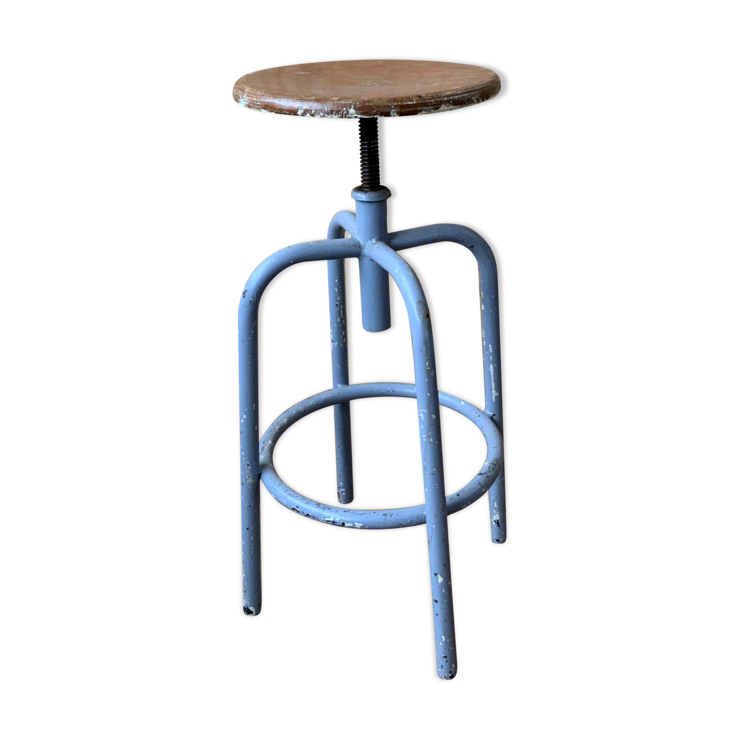 Adjustable industrial stool