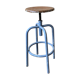 Adjustable industrial stool