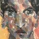 Tableau contemporain portrait d’homme