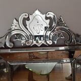Venetian glass mirror, 82x130cm