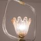 Charming Pink and Trasparent Murano Glass Chandelier by Barovier e Toso