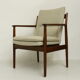 Fauteuil d'Arne Vodder en palissandre Danemark années 1960
