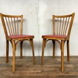 Pair of baumann bistro chairs