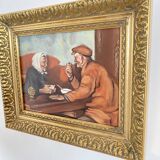 Orientalist oil on canvas signed k.matetschk