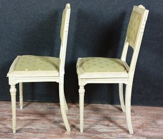 3-Room Louis XVI lacquered wood lounge