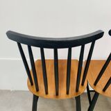 6 Fanett chairs by Ilmari Tapiovaara, Scandinavian, 1960s
