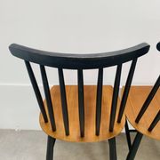 6 chaises Fanett par Ilmari Tapiovaara, scandinave, années 60