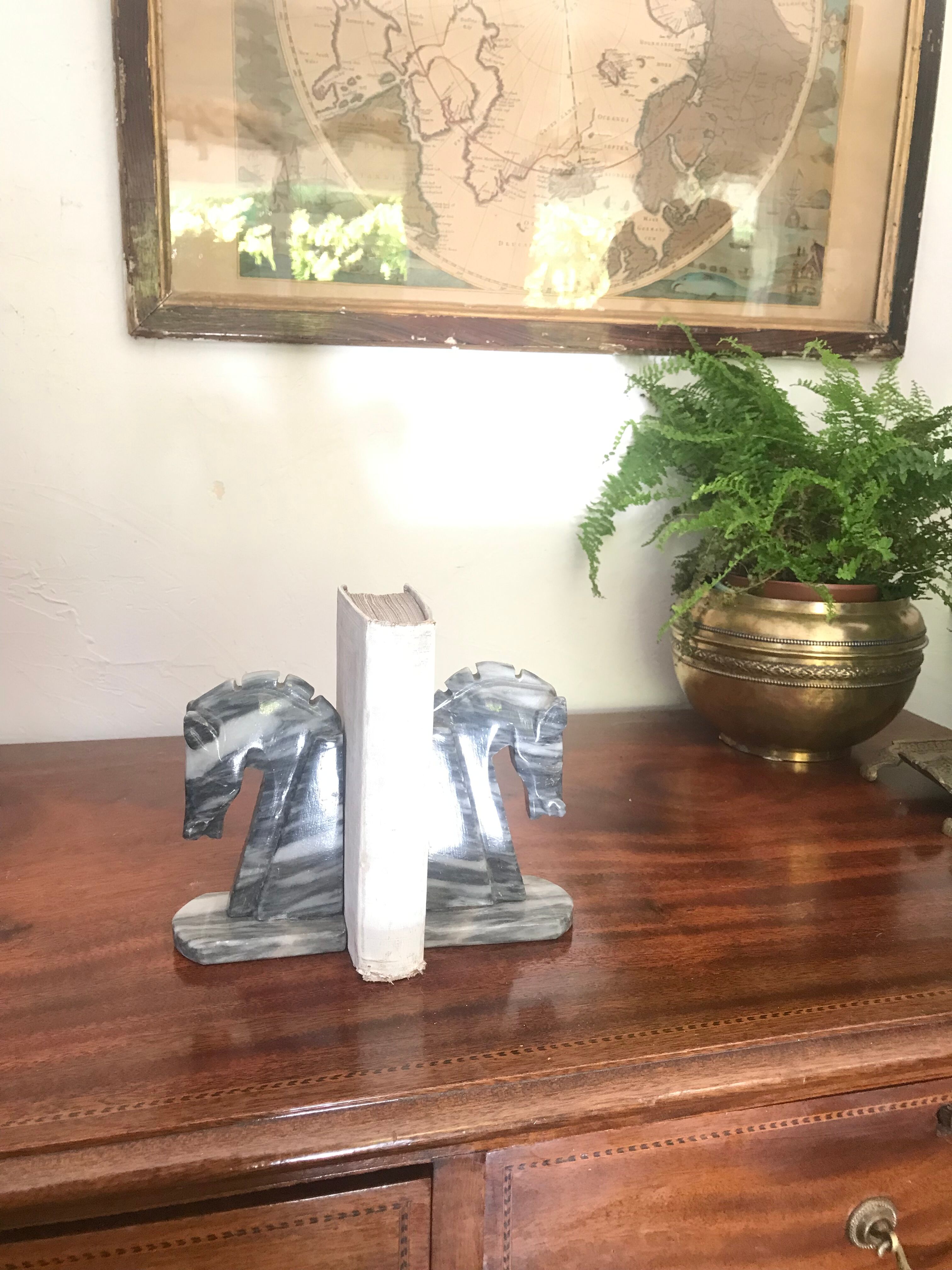 Pair of vintage book clamts