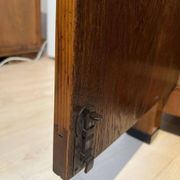 Large Biedermeier Half-Cabinet in Ebonized Walnut, South Germany, 1820