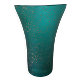 Glass paste effect vase