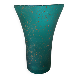Glass paste effect vase