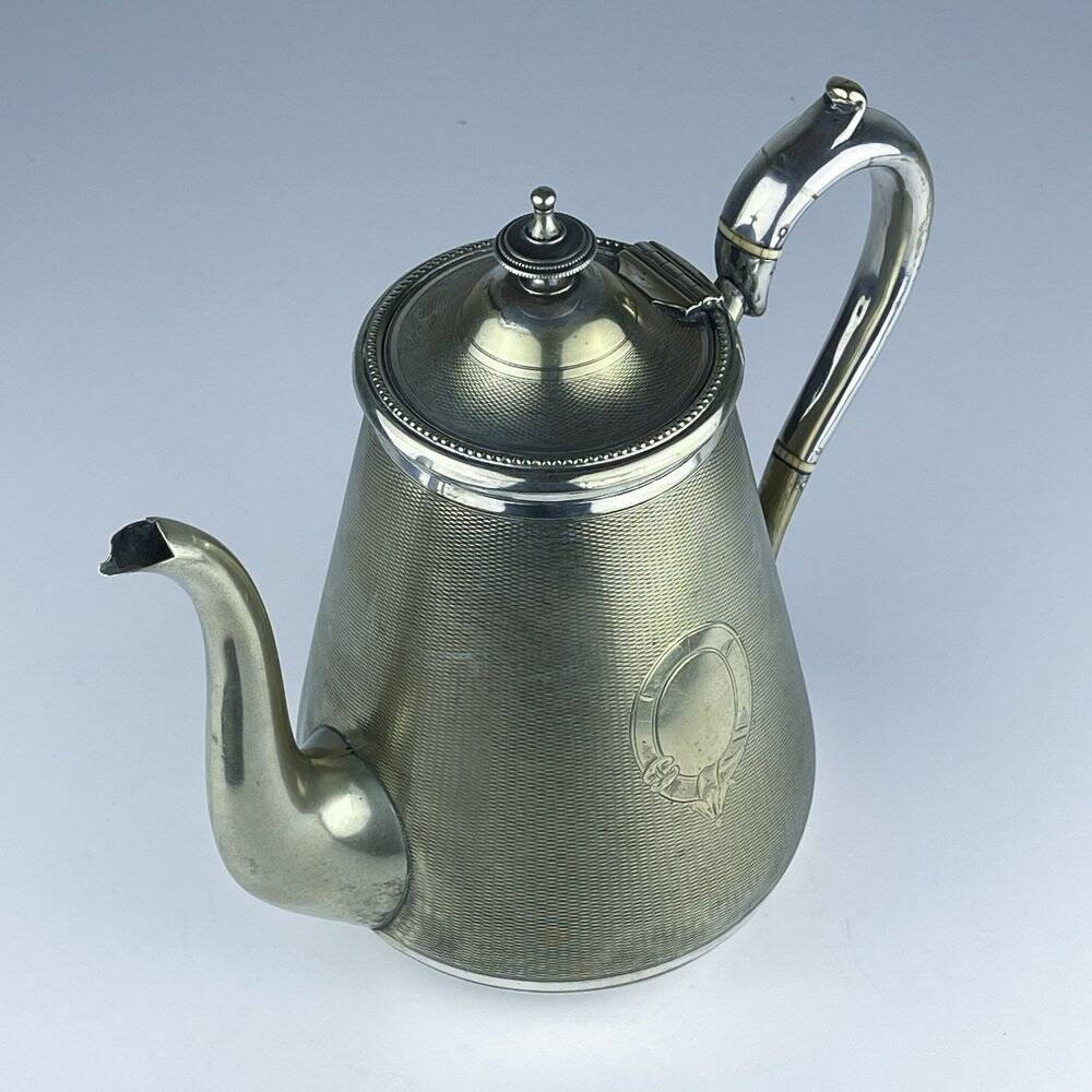Silver-plated coffee pot by Benetfink & Co.