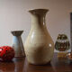 Pyrite sandstone vase by Jean Migeon in La Borne, 60s