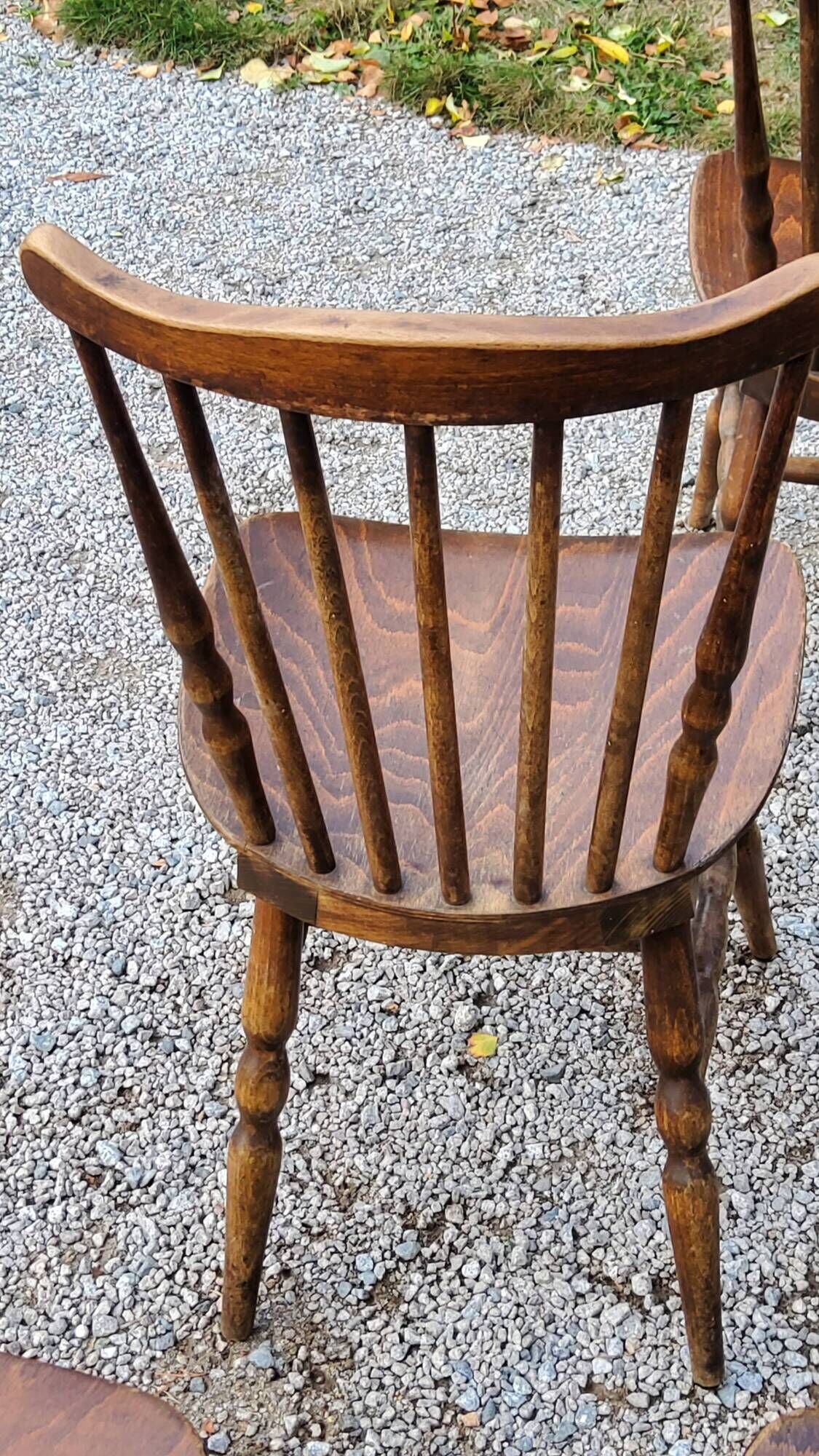 Set de 6 chaises de bistrot Baumann vintage des années 60
