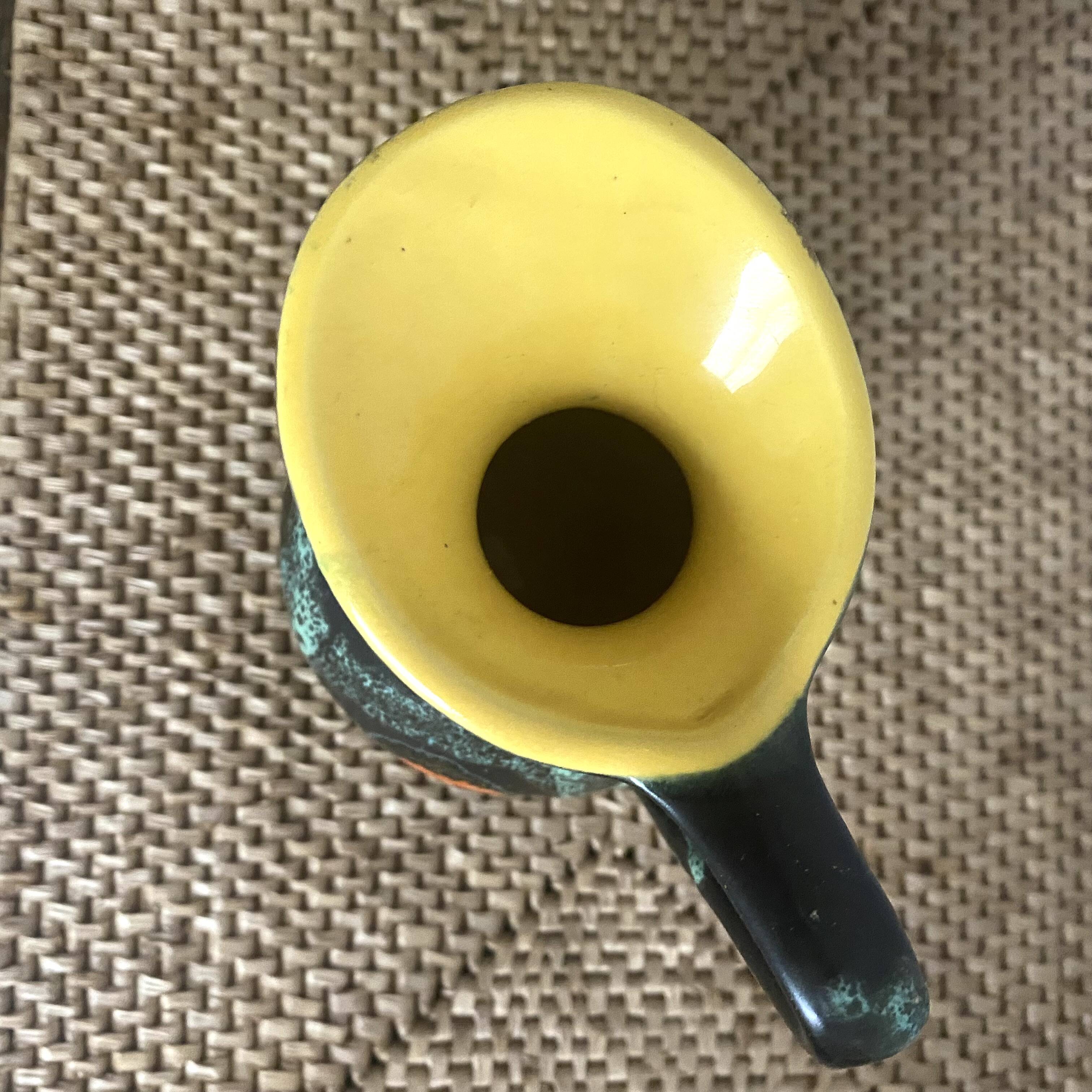 Poët Laval ceramic pitcher from the 60s