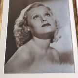 Portrait of Lilian Harvey – Framed glossy print, 1930