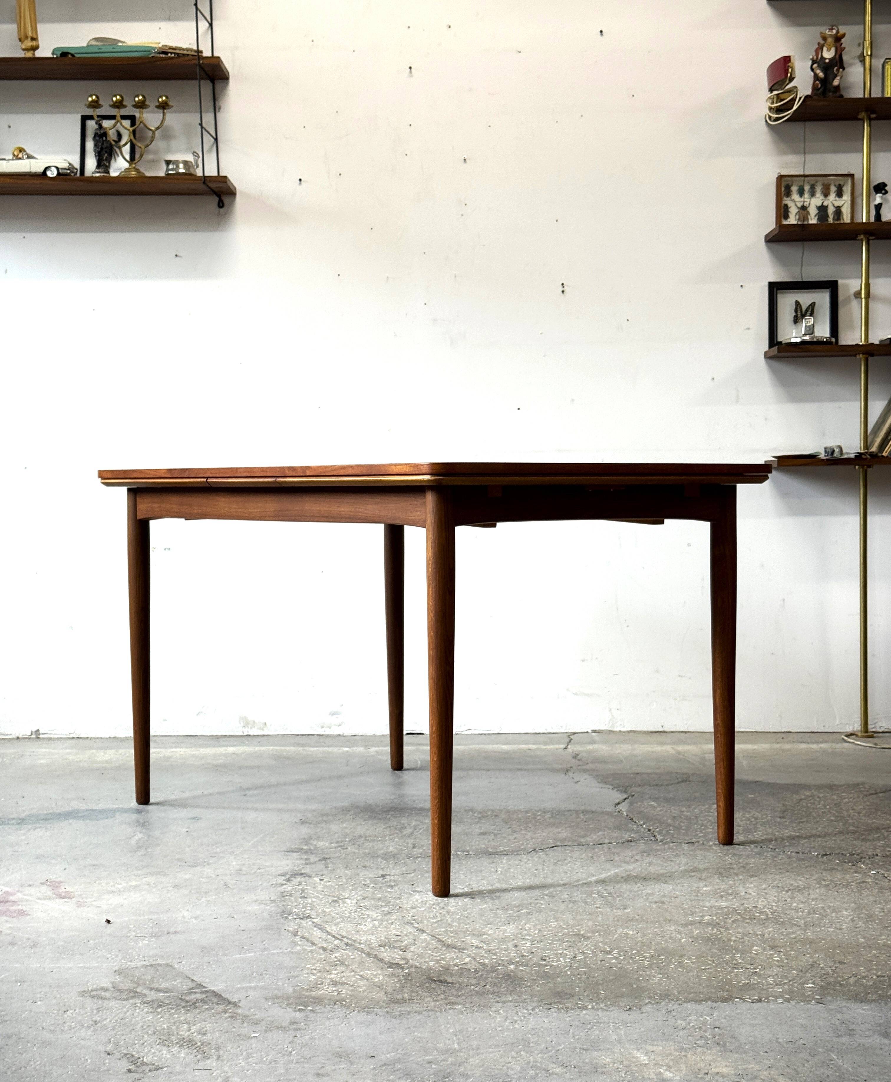 Teak Extending Table, Denmark 1960s/1970s, Vintage, Mid-C Modern