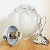 Large bubble glass hanging light