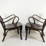 Pair of Armchairs No. 752 by Josef Frank for Thonet, 1930s