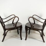 Pair of Armchairs No. 752 by Josef Frank for Thonet, 1930s