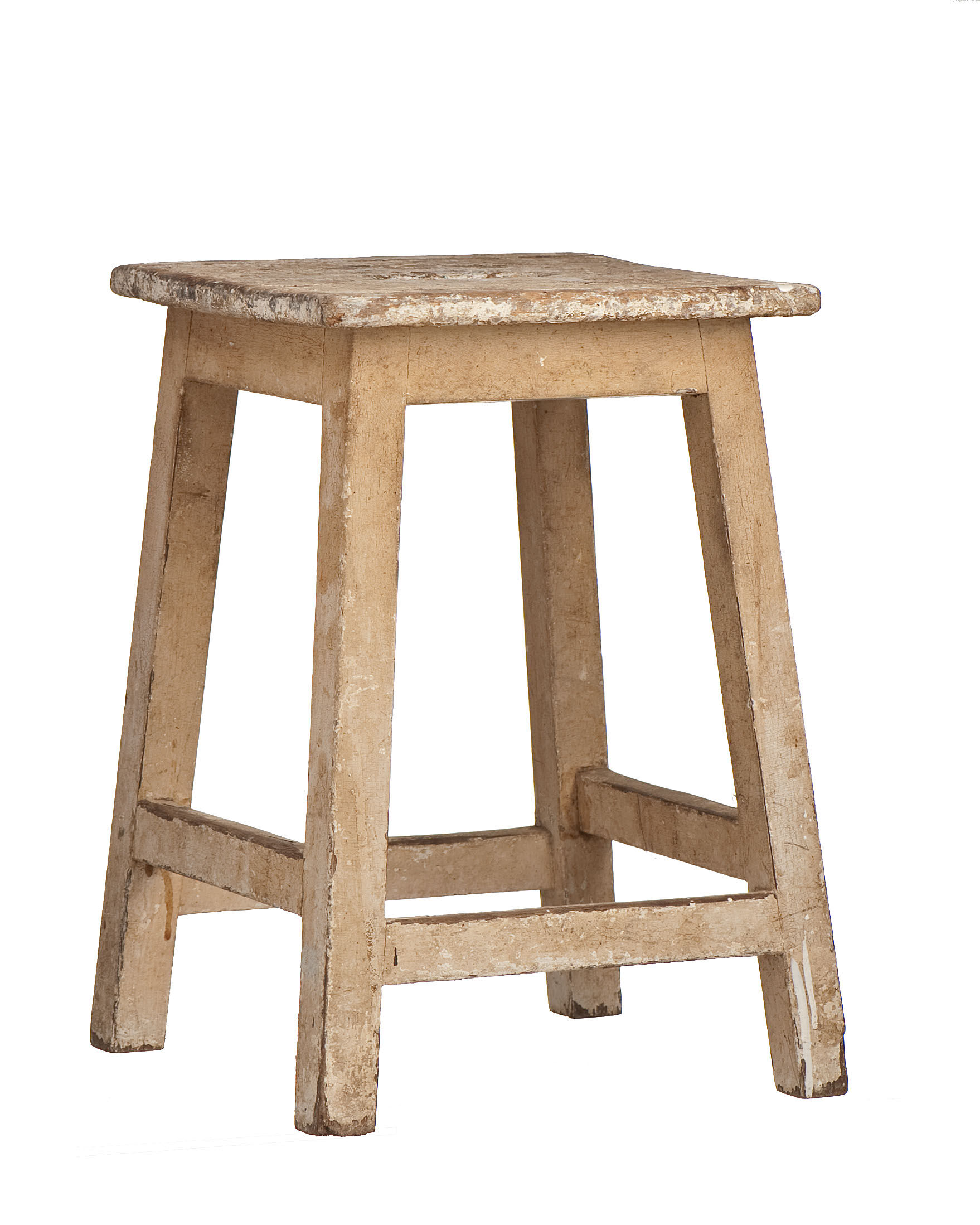 Vintage wood stool