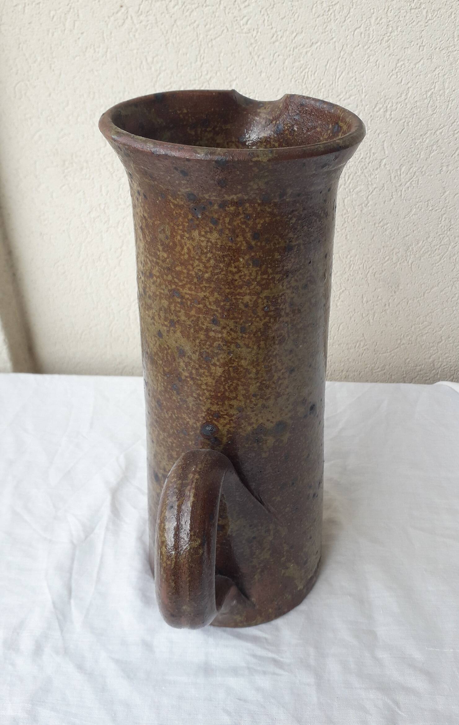 Pyrite stone jug