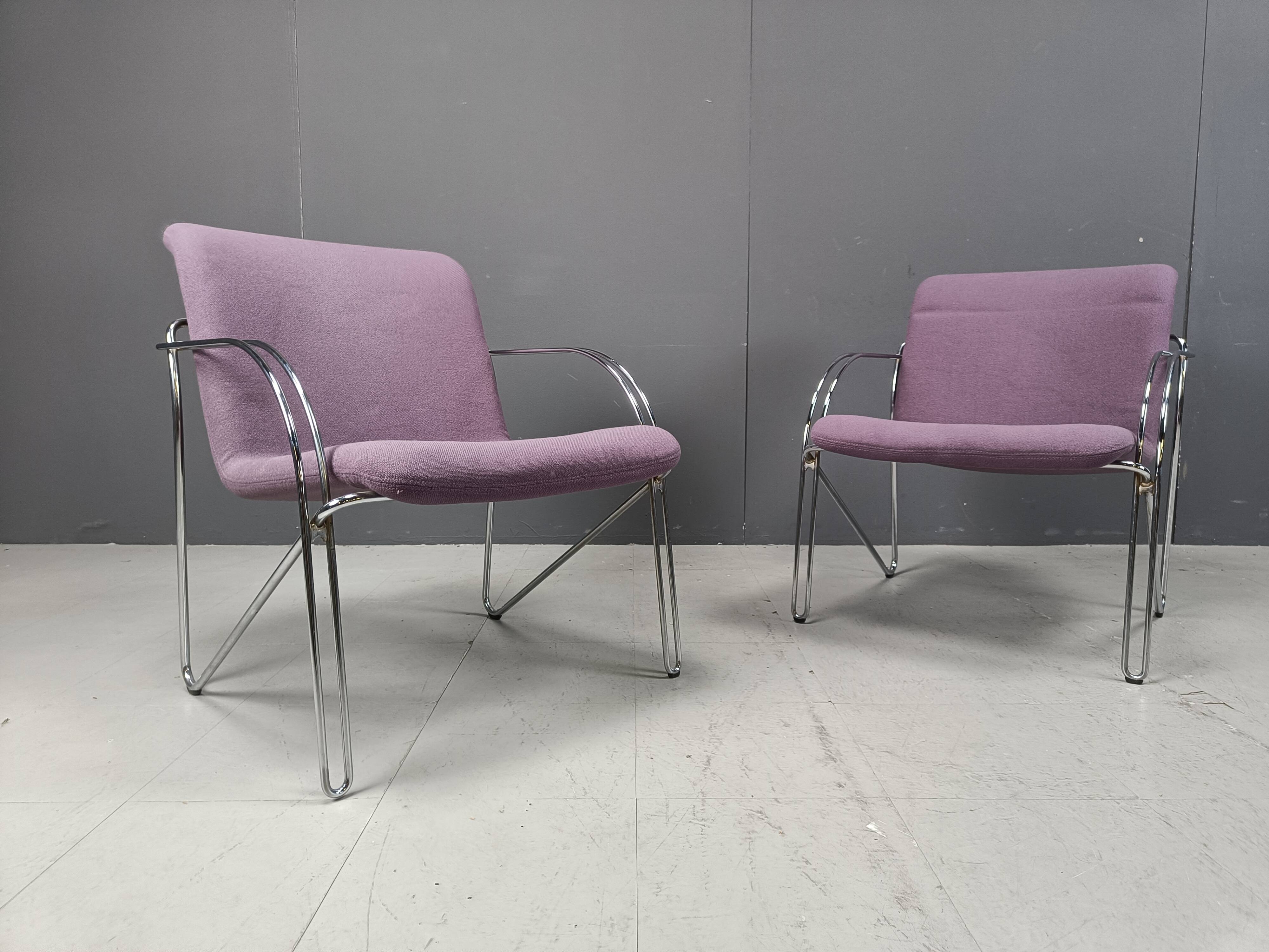 Danish arm chairs by Alfred Hofmann for Gispen/Labofa - 1970s - set of 5